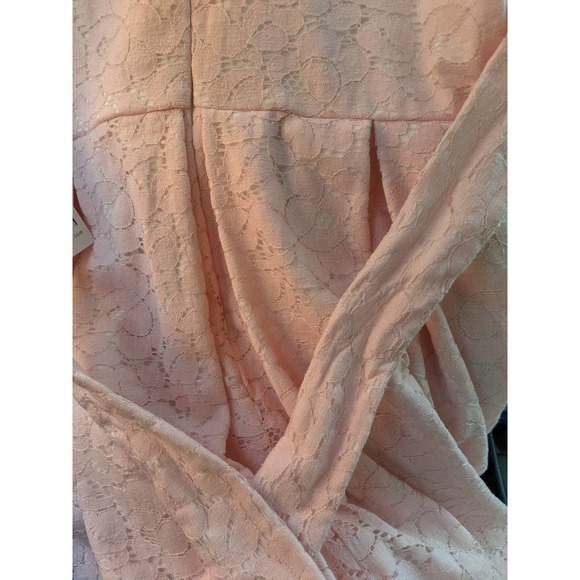 Girls Sz 12 new Bonnie jeans pink lace dress flowers sequin birthday wedding - Picture 6 of 8